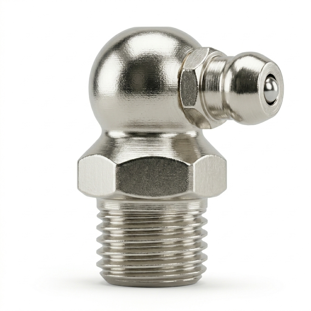 Grease Nipple 90 Deg Bent - Mild Steel