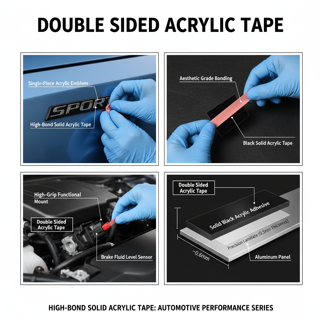 Double Side Acrylic Tape - For Automotive / Fabrication /Mounting