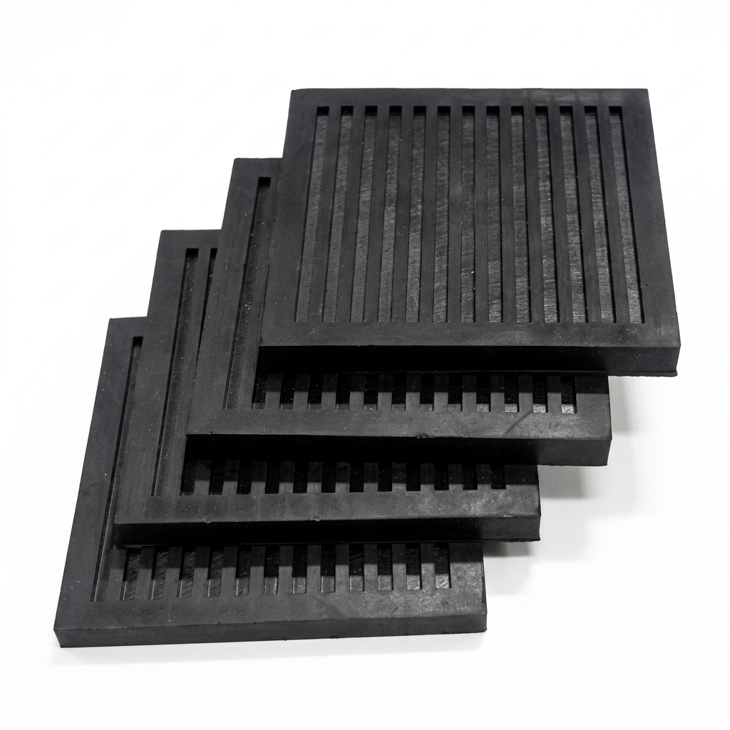Anti Vibration Rubber Pads - Square (light duty)