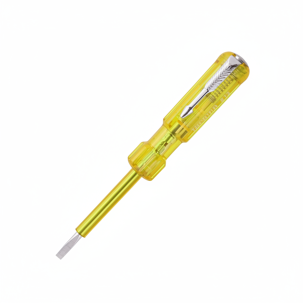 Line Tester / Screw Driver Tester - with Neon Bulb (500V) . 130mm length