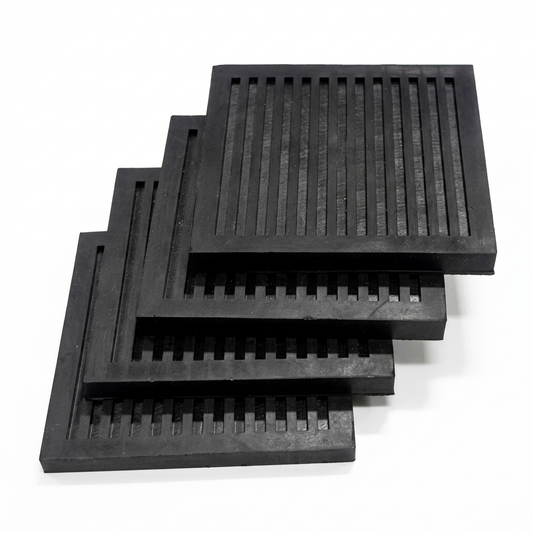 Anti Vibration Rubber Pads - Square (light duty)