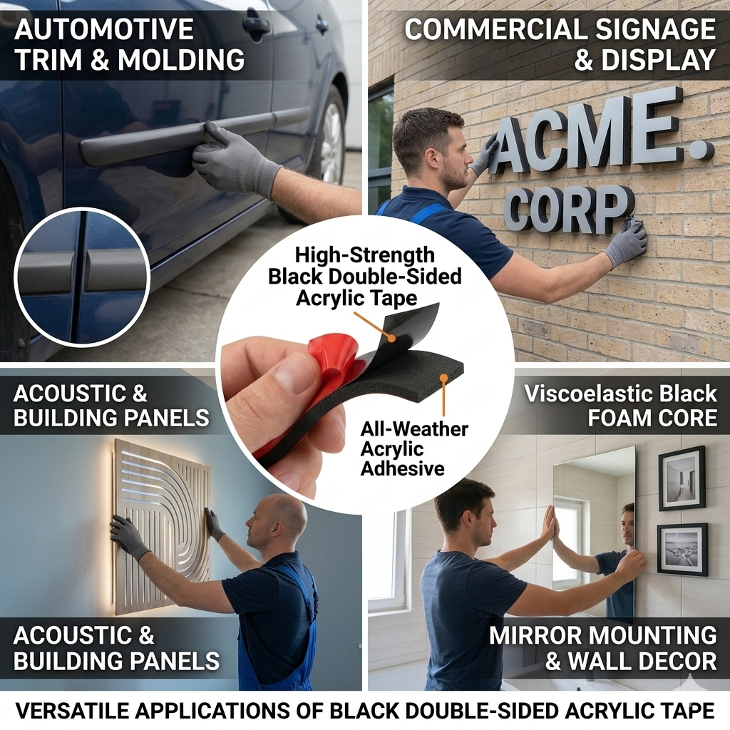 Double Side Acrylic Tape - For Automotive / Fabrication /Mounting